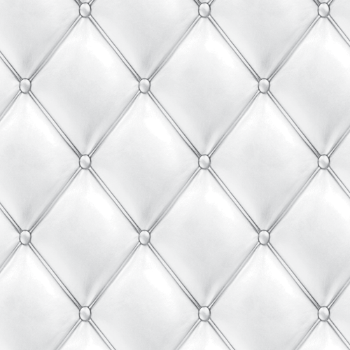 Adesivo Papel de Parede - Estofado Couro Branco
